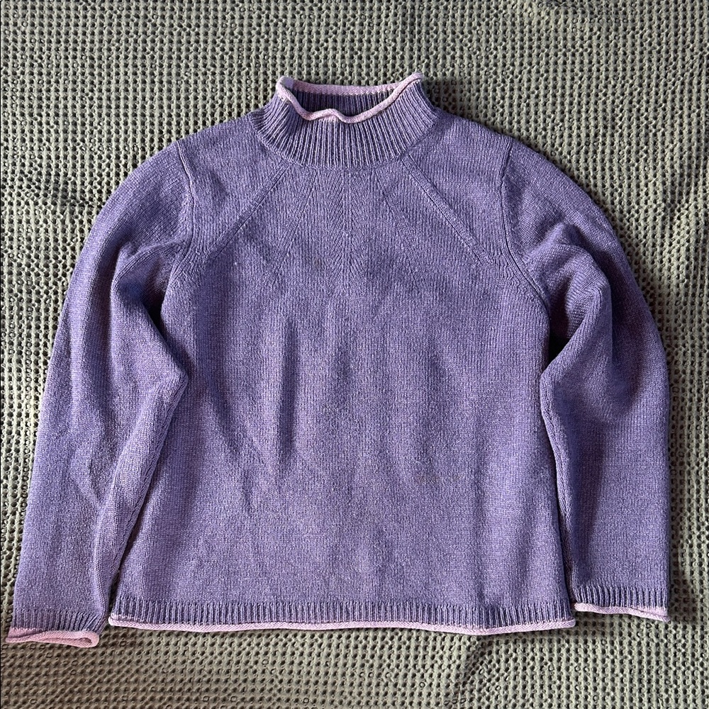 Woolrich Lavender Turtleneck Sweater
